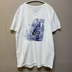 Nautica VネックTシャツ　セーリンググラフィックのサムネイル