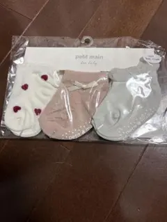 新品　プティマイン　ベビー　靴下　3点セット