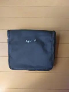 アニエスべー 黒ポーチ 中型