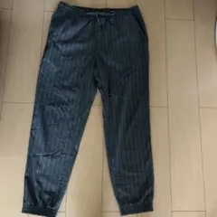 ストライプ ジョガーパンツ