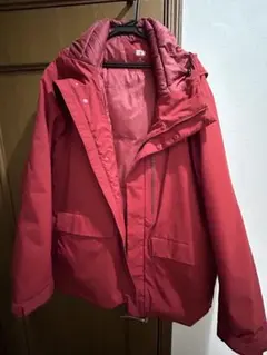 UNIQLO ユニクロ　ハイブリッドダウンアウター　xlサイズ　赤(レッド)
