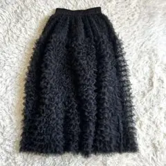 eliuu Verbena Pin Tulle Skirt フリルスカート 黒のサムネイル