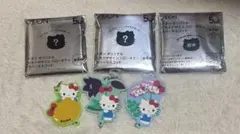 ハローキティ ラバーマスコット3個セット