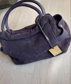 【4/30まで出品】【美品】FURLA フルラ スエード トートバッグ
