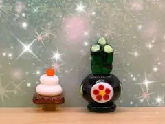 可愛い*°♡プチ門松セット☆ミニチュア ガラス細工☆ - メルカリ