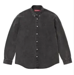 2025SS/SUPREME/Small Box Denim Shirt/黒/M Supreme Small Box Denim Shirt 黒 2025AW - メルカリ