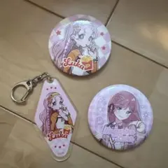 巡音ルカ アクリルキーホルダー 缶バッジ セット