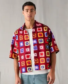 Manfinity VCAY メンズカジュアル 着崩れしにくい 半袖シャツ