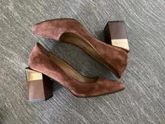 【セール価格】MAX MARA お洒落パンプス　チャンキーヒールのサムネイル