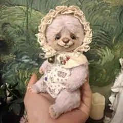 ふさふさ仔熊 テディベア アーティストベア 海外作家様 ハンドメイド ぬいぐるみ ふさふさ仔熊 テディベア アーティストベア 海外作家様 ハンドメイド