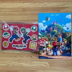 スーパーマリオ ステッカーチラシ