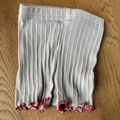 マーキーズ　グレー リブ編み パンツ 80