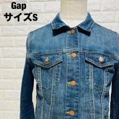 Gap デニムジャケット S ダークブルー カジュアル ヴィンテージ 【881】