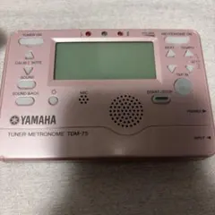 YAMAHA チューナーメトロノーム TDM-75 ピンク