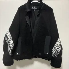 adidas ボアジャケット ルーズフィット