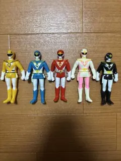 ゴーグルファイブ　ソフビ　ポピー　日本製　5体セット　戦隊ヒーロー 大戦隊 ゴーグルファイブ ソフビ ポピー 日本製 5体セット 戦隊