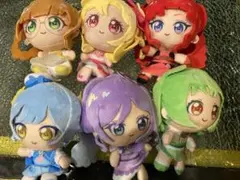 モーリー限定　おねがいアイプリ　ぬいぐるみマスコット　6種セット