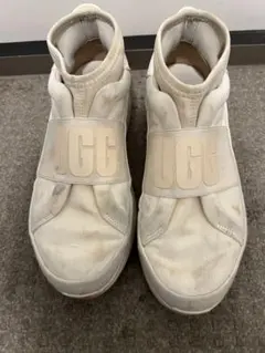 UGG ホワイト スリッポンスニーカー
