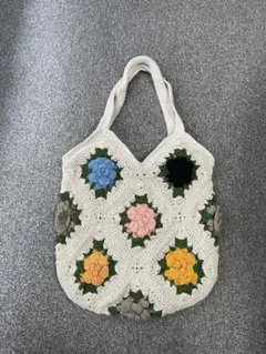 グラニーバッグ 花柄 トートバッグ