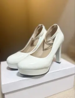 ブライダルシューズ（ストラップ付き） 23cm