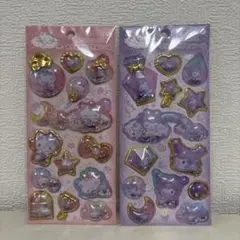 【正規品】キラキラカプセルシール サンリオ キティ クロミ