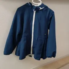 ジャンパー　ジャケット　上着　 120 　ネイビー　中古品　薄手