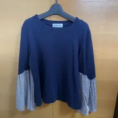 MUVEIL WORK カットソー　ストライプのサムネイル