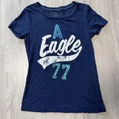 American Eagle 半袖Tシャツ ネイビー XSのサムネイル