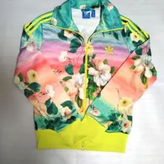 adidasアディダス トラックジャケット ジャージ　花柄 ボタニカル XL
