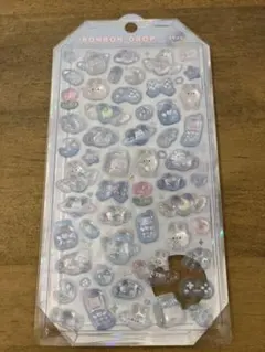 ボンボンドロップシール　シャーベット　みずいろ