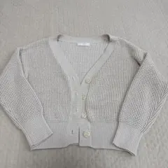 anySIS ベージュ カーディガン