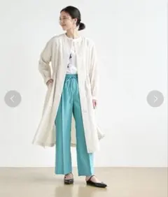 green label relaxingドロスト ギャザーコート　新品タグ付き