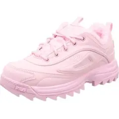 FILA 厚底スニーカーディストータープレミアム シャーリングピンク24.0cmのサムネイル
