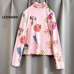 LEONARD✨ 花柄 タートルネック ニット 長袖 - メルカリ