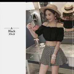 オフショルダー ビキニ 4点セット　Lのサムネイル