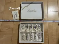 【新品未使用】Casual シルバースプーン 5本セット 箱付きのサムネイル