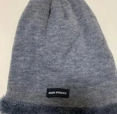 ニット帽　グレー