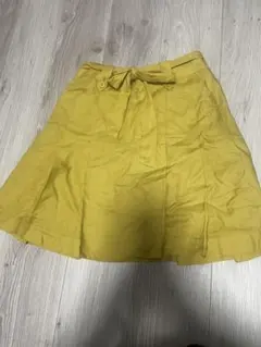 KUMIKYOKU イエロー フレアスカート サイズ2