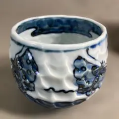 染付 桃 蛸唐草文様 高台碗￼ 藤太郎窯 有田焼 - メルカリ