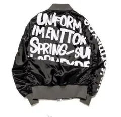 ユニフォームエクスペリメント　リバーシブル　MA-1