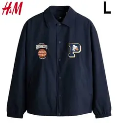 新品 H&M × SNOOPY スヌーピー コラボ ナイロンジャケット Lサイズ