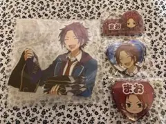 あんスタ 一番くじ 衣更真緒 アクスタ、ハート缶バッジ、アクリルクリップ