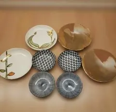 皿 8枚セット 有田焼 小石原焼 など　陶器のサムネイル