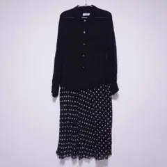 美品　AD1993 コムデギャルソン　ドッキングワンピース　ローブドシャンブル