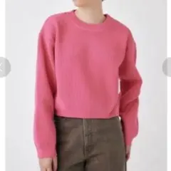 MOUSSY オーバーサイズニット ピンク