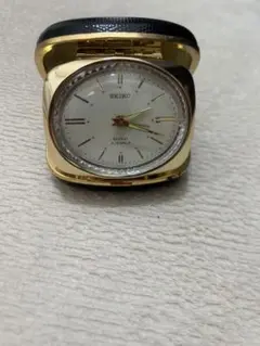 SEIKO REPEAT 置時計 2ジュエル 金色ケース