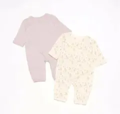 （水通しのみ）オーガニックコットン ツーウェイ・ドレスオール F(50-70)