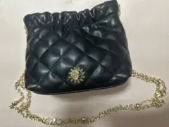 EVRIS キルティングビジューチェーンミニBAG