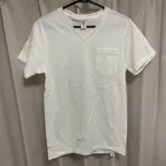 ベルバシーン　Ｖネック　ホワイト　Sサイズ