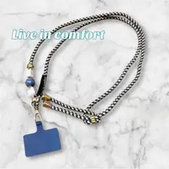 【極美品】フェリシモ　リブインコンフォート　スマホショルダーストラップ　試着のみ